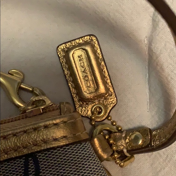 Patchwork Coach Wristlet - Picture 3 of 4